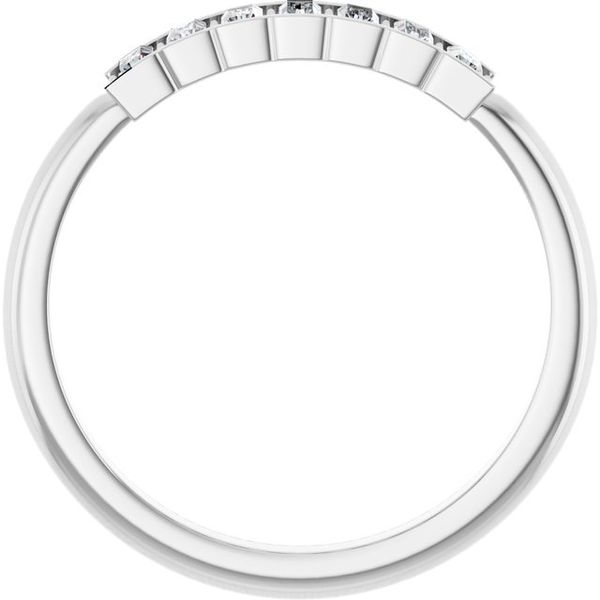 Beaded Seven-Stone Stackable Ring - Image 2