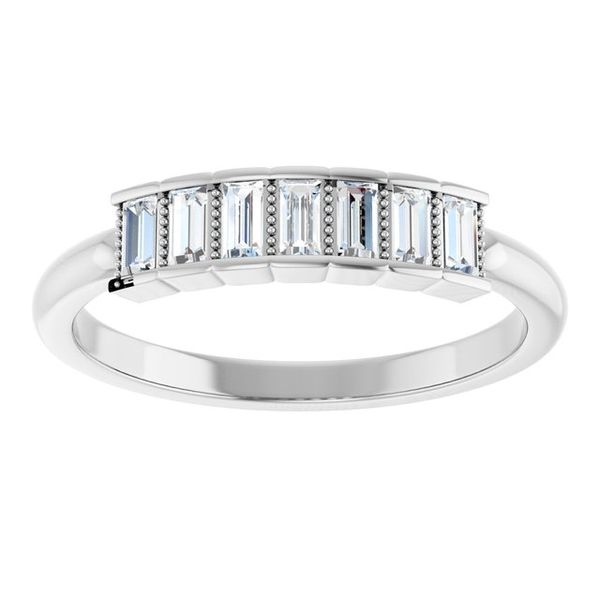 Beaded Seven-Stone Stackable Ring - Image 3