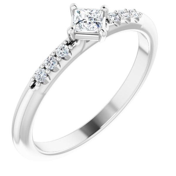 Accented Stackable Ring