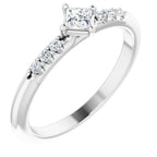 Accented Stackable Ring