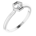Stackable Honeycomb Ring