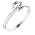 Stackable Honeycomb Ring