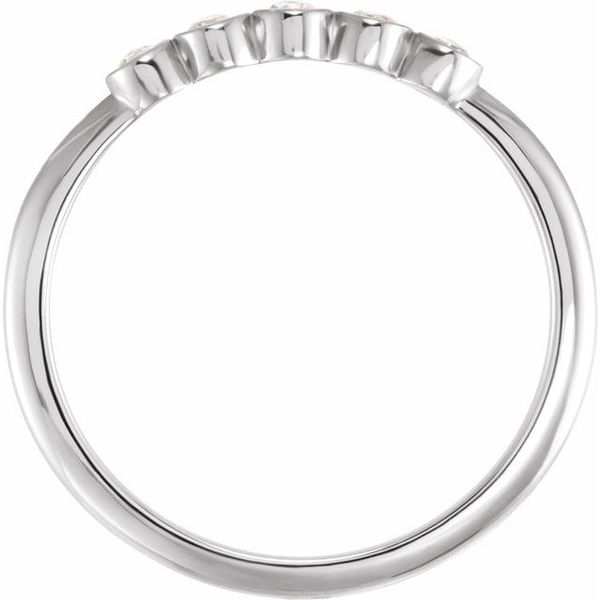 Rose-Cut Stackable Ring - Image 2