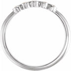 Rose-Cut Stackable Ring - Image 2