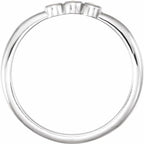 Rose-Cut Stackable Ring - Image 2