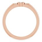 Stackable Bezel-Set Ring - Image 2