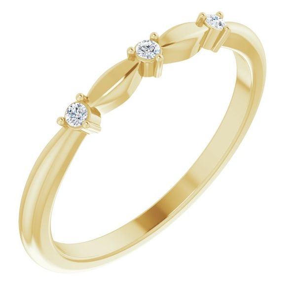 Stackable Rose-Cut Ring