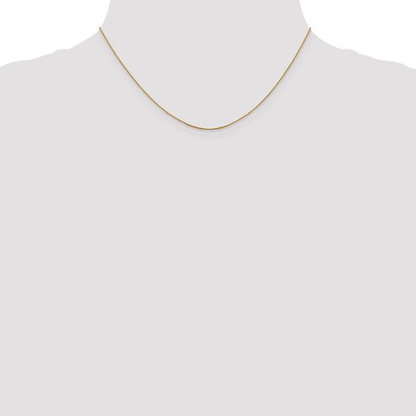 Leslie's 14K .85 mm D/C Cable Chain - Image 4