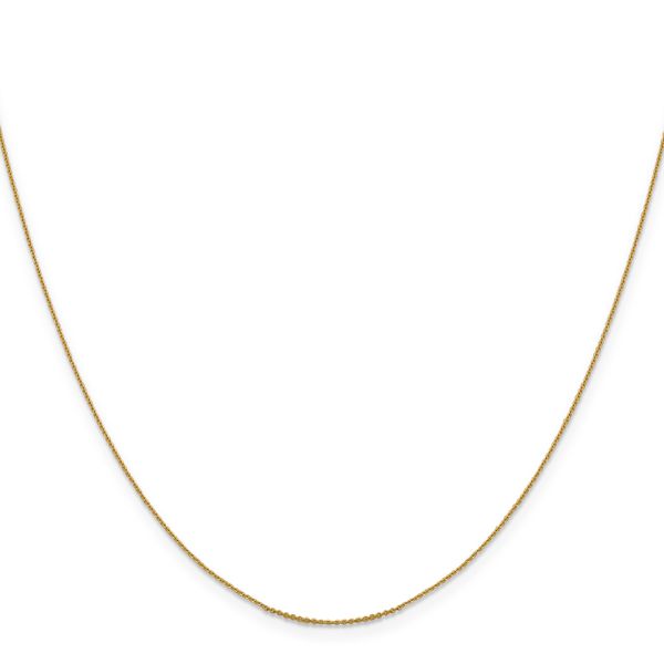 Leslie's 14K .85 mm D/C Cable Chain - Image 2