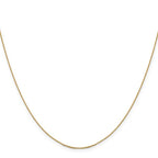Leslie's 14K .85 mm D/C Cable Chain - Image 2