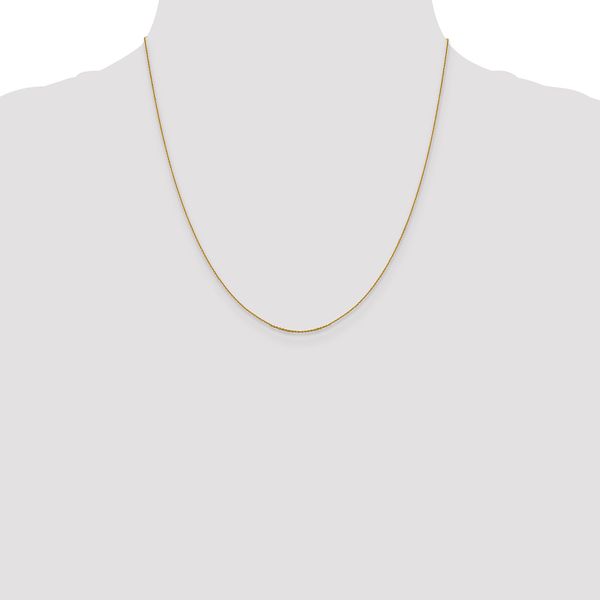 Leslie's 14K .85 mm D/C Cable Chain - Image 4