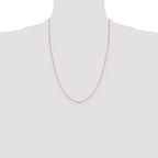 Leslie's 14K .85 mm D/C Cable Chain - Image 4