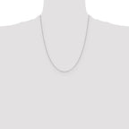 Leslie's 14K White Gold .85 mm D/C Cable Chain - Image 4