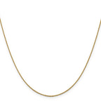 Leslie's 14K 1.0 mm D/C Cable Chain - Image 2