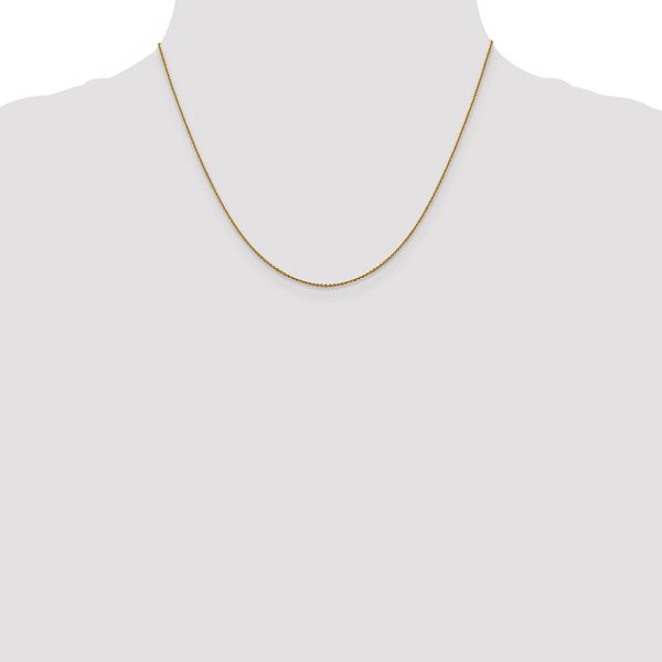 Leslie's 14K 1.0 mm D/C Cable Chain - Image 4