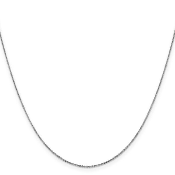 Leslie's 14K White Gold 1.0 mm D/C Cable Chain - Image 2