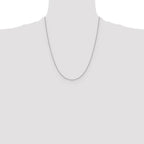 Leslie's 14K White Gold 1.0 mm D/C Cable Chain - Image 4