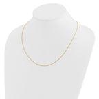 Leslie's 14K Adjustable 1.15mm D/C Oval Link Chain - Image 3