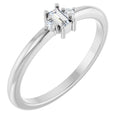 Accented Stackable Ring