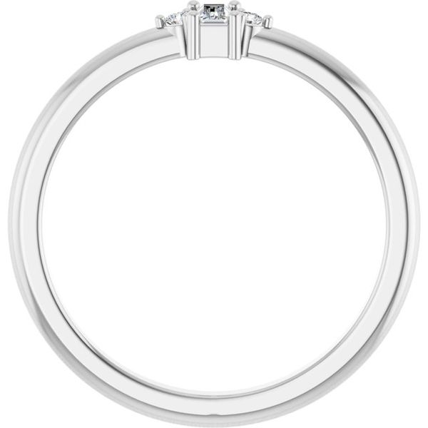 Accented Stackable Ring - Image 2