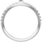 Straight Baguette Solitaire Ring - Image 2