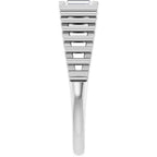 Straight Baguette Solitaire Ring - Image 4