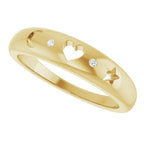 Accented Celestial Pierced Ring - Image 5