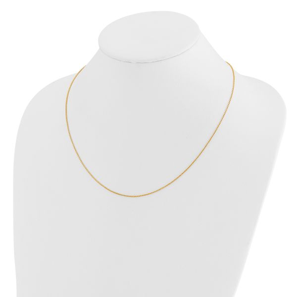 Leslie's 14K Adjustable 1mm D/C Open Franco Chain - Image 3