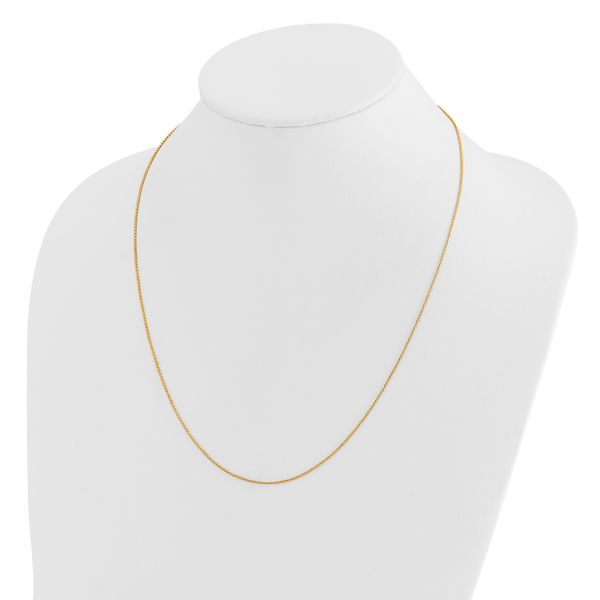 Leslie's 14K Adjustable 1mm D/C Open Franco Chain - Image 5