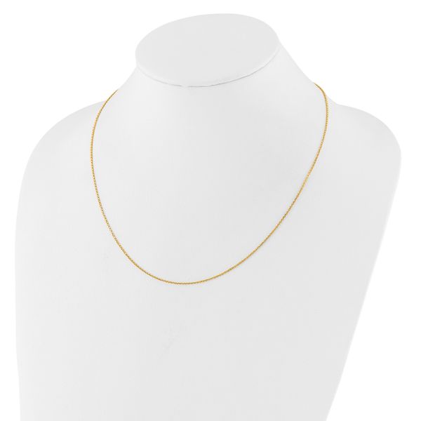 Leslie's 14K Adjustable 1.25mm D/C Cable Chain - Image 3