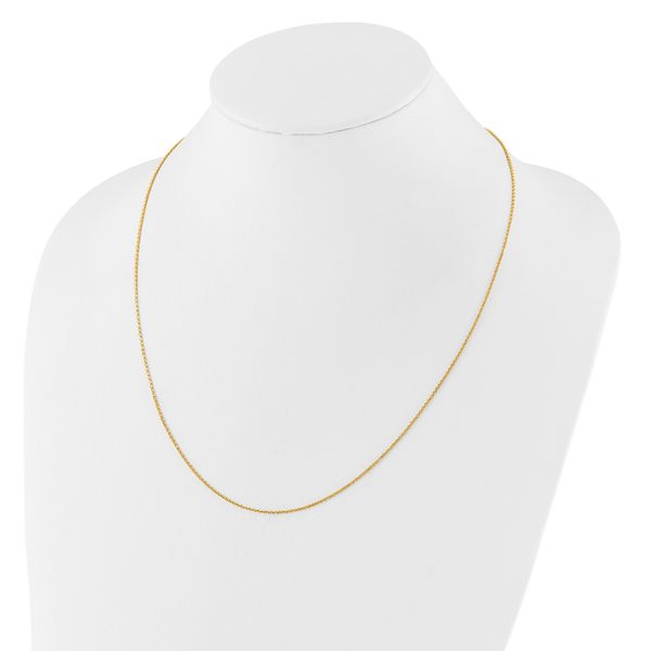 Leslie's 14K Adjustable 1.25mm D/C Cable Chain - Image 5