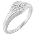 Cluster Signet Ring