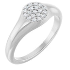 Cluster Signet Ring