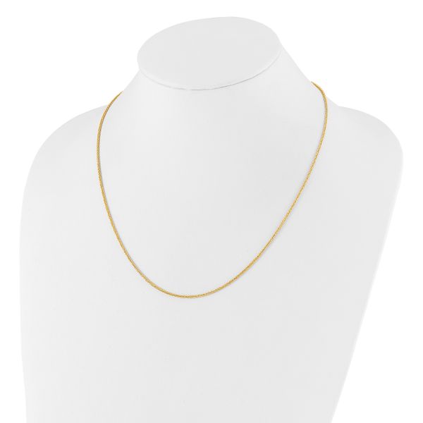 Leslie's 14K Adjustable 1.5mm Wheat Chain - Image 3