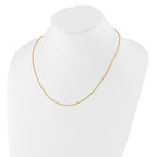 Leslie's 14K Adjustable 1.3mm D/C Wheat Chain - Image 3