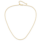 Leslie's 14K Adjustable 1.3mm D/C Wheat Chain - Image 4