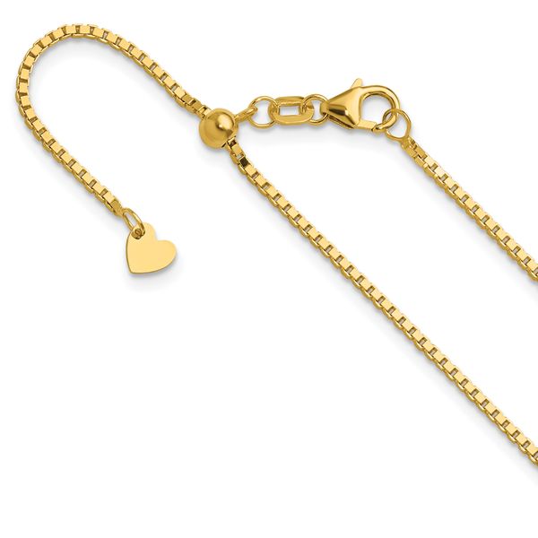 Leslie's 14K Adjustable 1.2mm Box Chain