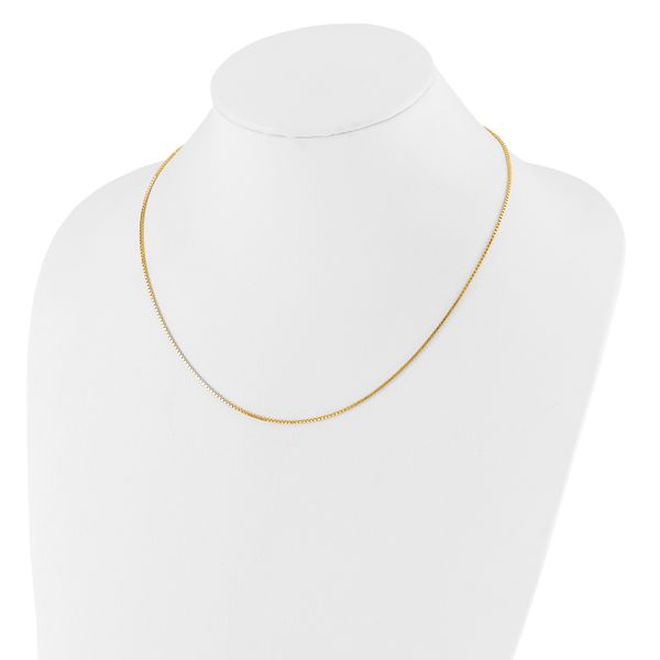Leslie's 14K Adjustable 1.2mm Box Chain - Image 3