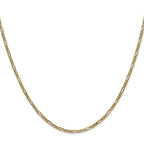 Leslie's 14K 1.8mm Flat Figaro Chain - Image 2