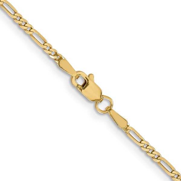 Leslie's 14K 1.8mm Flat Figaro Chain - Image 3