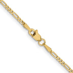 Leslie's 14K 1.8mm Flat Figaro Chain - Image 3