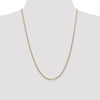 Leslie's 14K 1.8mm Flat Figaro Chain - Image 4