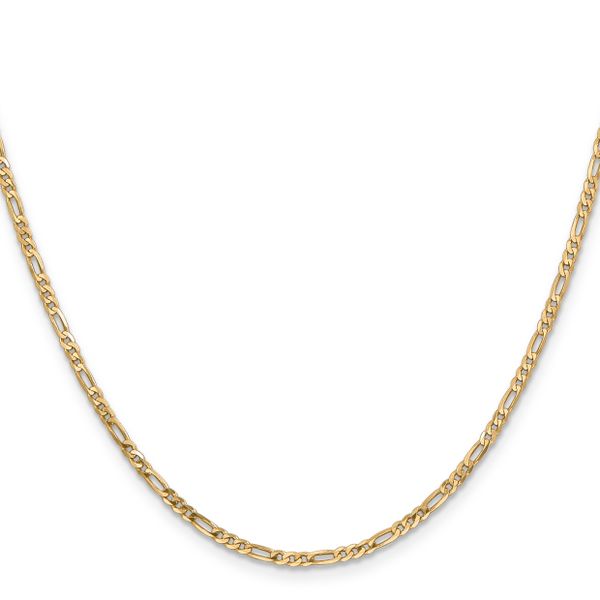 Leslie's 14K 2.25mm Flat Figaro Chain - Image 2