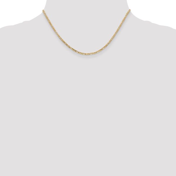 Leslie's 14K 2.25mm Flat Figaro Chain - Image 4