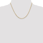 Leslie's 14K 2.25mm Flat Figaro Chain - Image 4