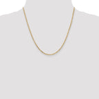 Leslie's 14K 2.25mm Flat Figaro Chain - Image 4
