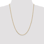 Leslie's 14K 2.25mm Flat Figaro Chain - Image 4