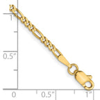 Leslie's 14K 2.25mm Flat Figaro Chain - Image 2