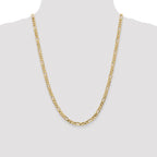 Leslie's 14K 5mm Flat Figaro Chain - Image 4