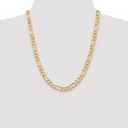 Leslie's 14K 7.5mm Flat Figaro Chain - Image 4